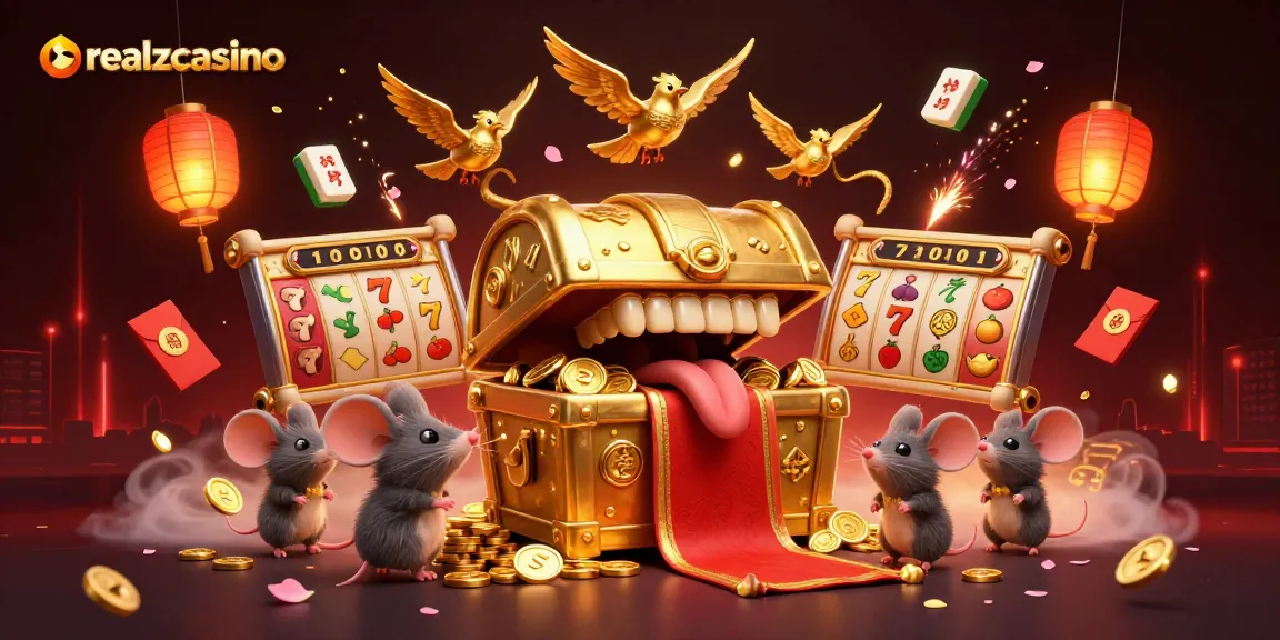 Erlebe realzcasino mit aufregenden Slot-Reels und reichem Gameplay in einer dynamischen 3D-Szene.