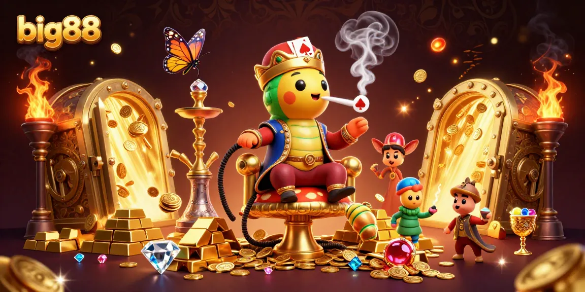 Experience thrilling gameplay with big88 as the caterpillar master and golden treasures enchant you.