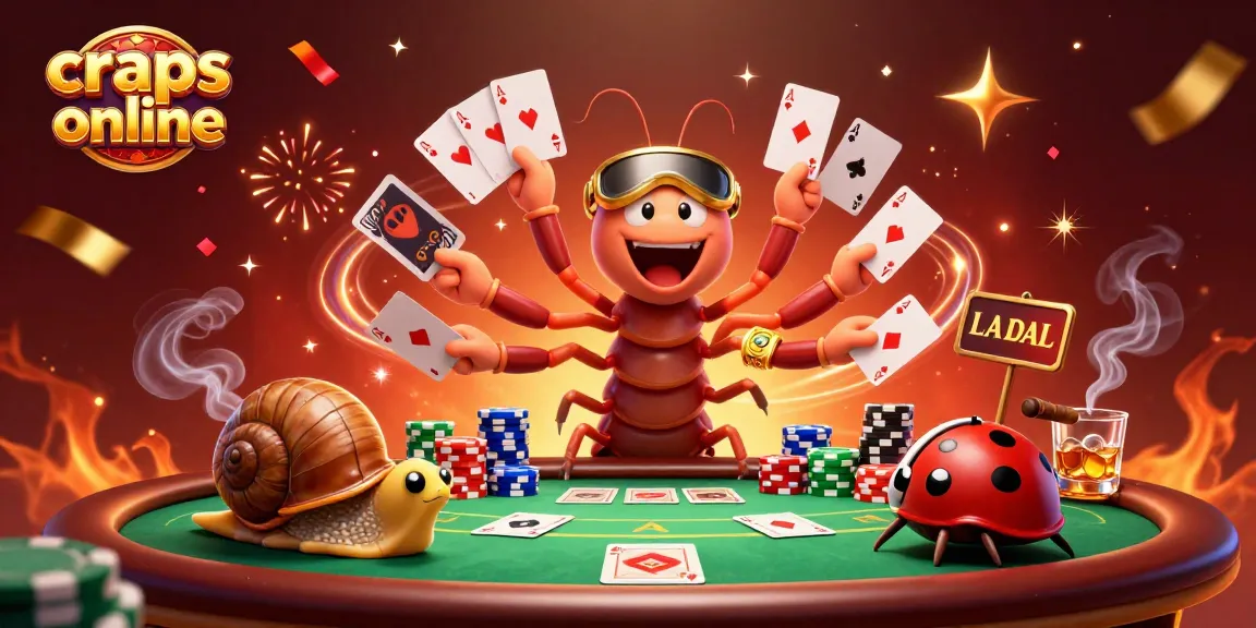 Play craps online with dynamic action from characters in an exciting 3D casino scene.