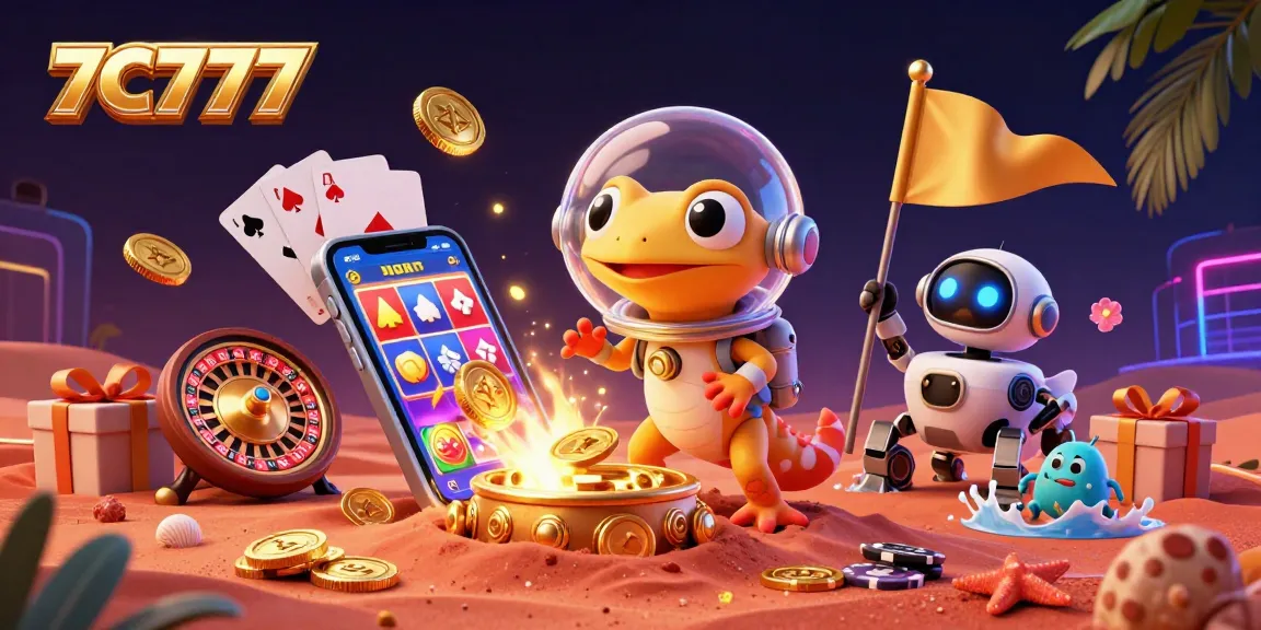 Engage with 7C777 and explore a vibrant Martian casino adventure filled with slot games and treasures.