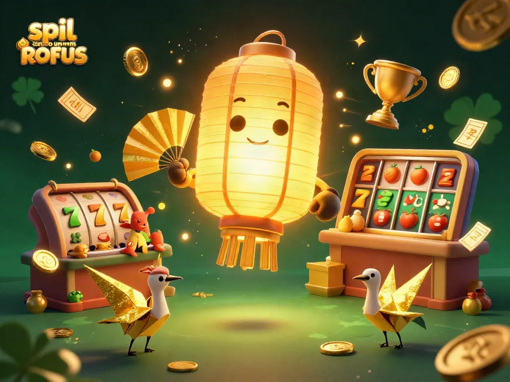 Experience spil casino uden om ROFUS with exciting slot games featuring vibrant golden symbols and trophy elements.
