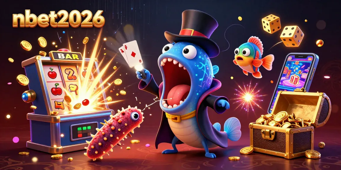 Experience nbet2026 thrills with a vibrant casino scene featuring magical sea creatures.