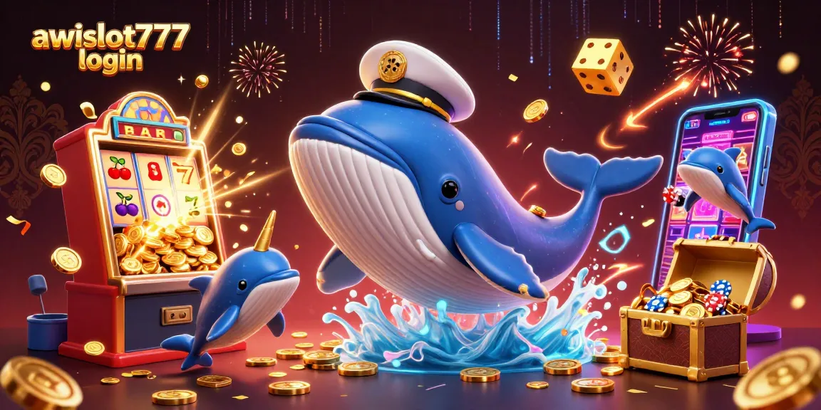 Experience the excitement with awslot777 login and colorful casino games in an ultra-detailed 3D illustration.