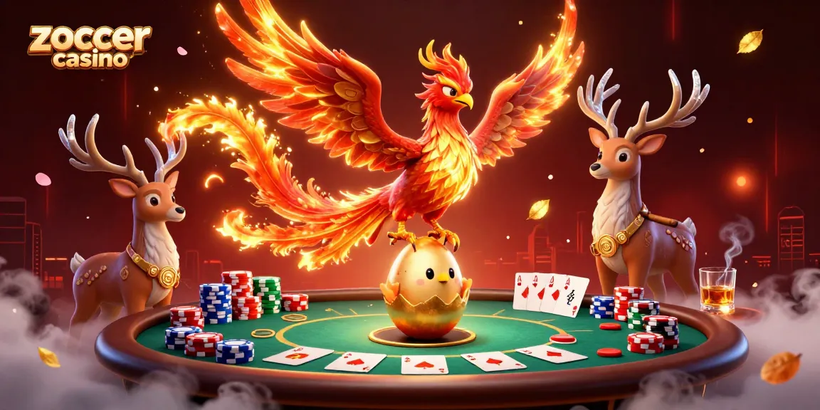 Experience the thrill of zoccer casino with a vibrant 3D illustration featuring dynamic gambling elements.