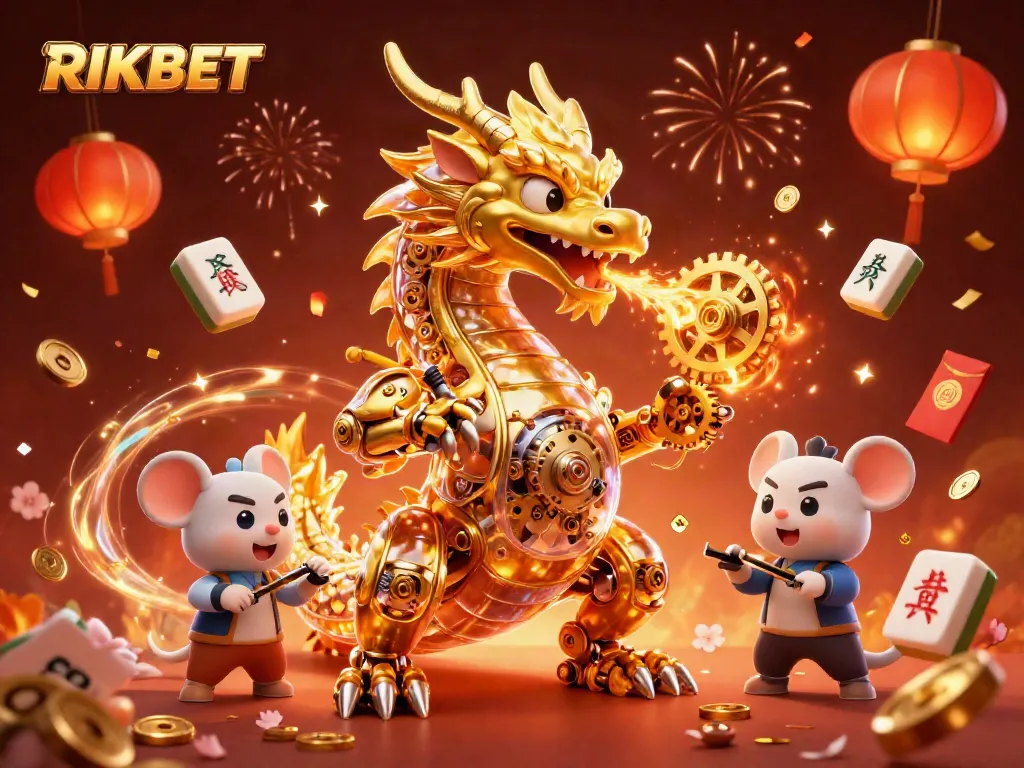Experience the thrill at RIKBET with captivating 3D casino graphics and exciting game elements.