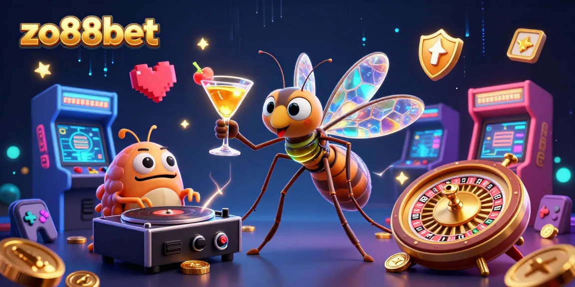 Experience thrilling gaming at zo88bet with vibrant characters and action-packed casino elements.