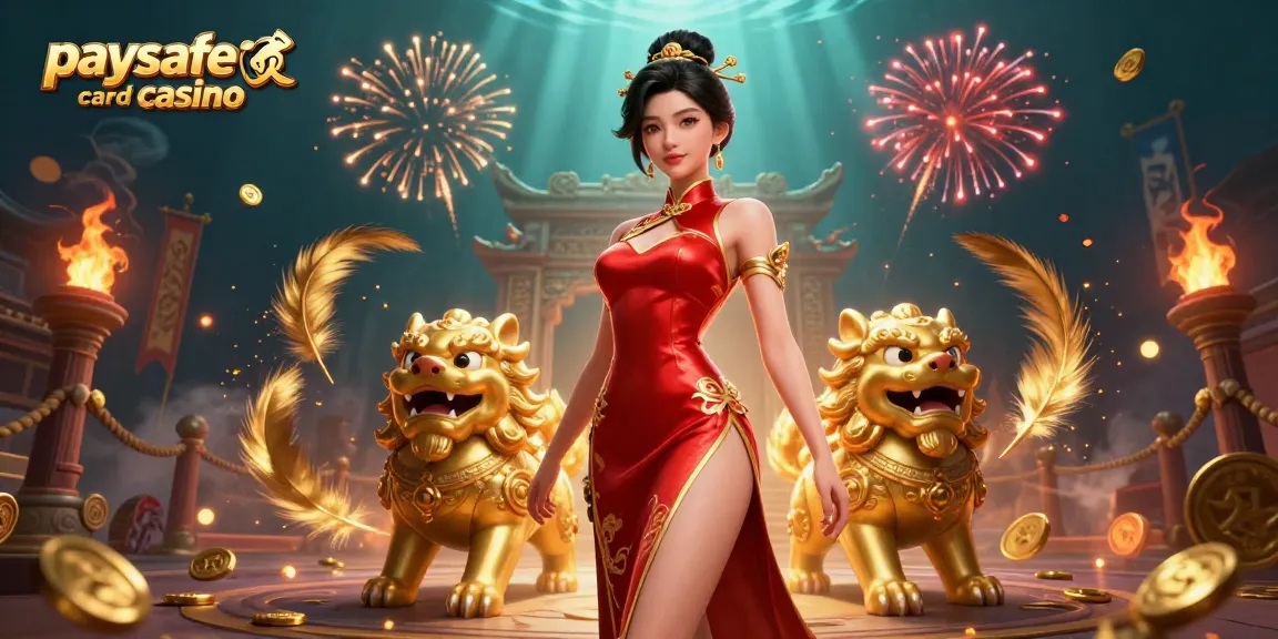 Gewinne groß in einem Paysafe Card Casino mit dieser lebendigen Illustration, die den Nervenkitzel des Spielens einfängt.