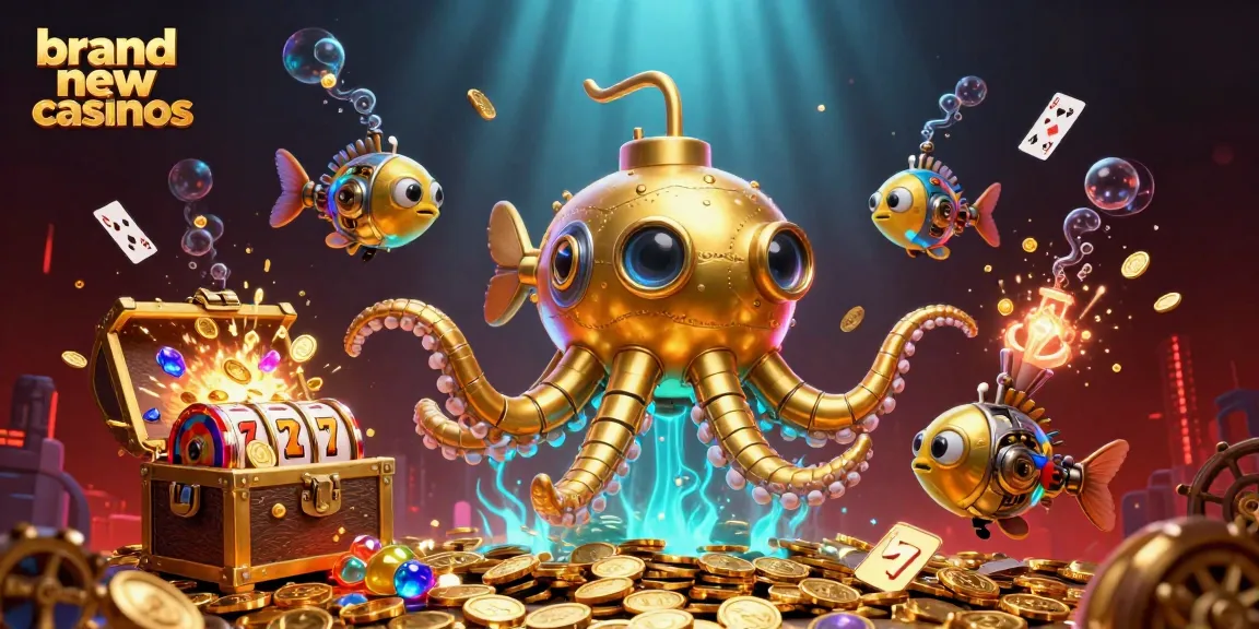 Experience thrilling gameplay at brand new casinos with a dynamic ocean-themed treasure hunt.