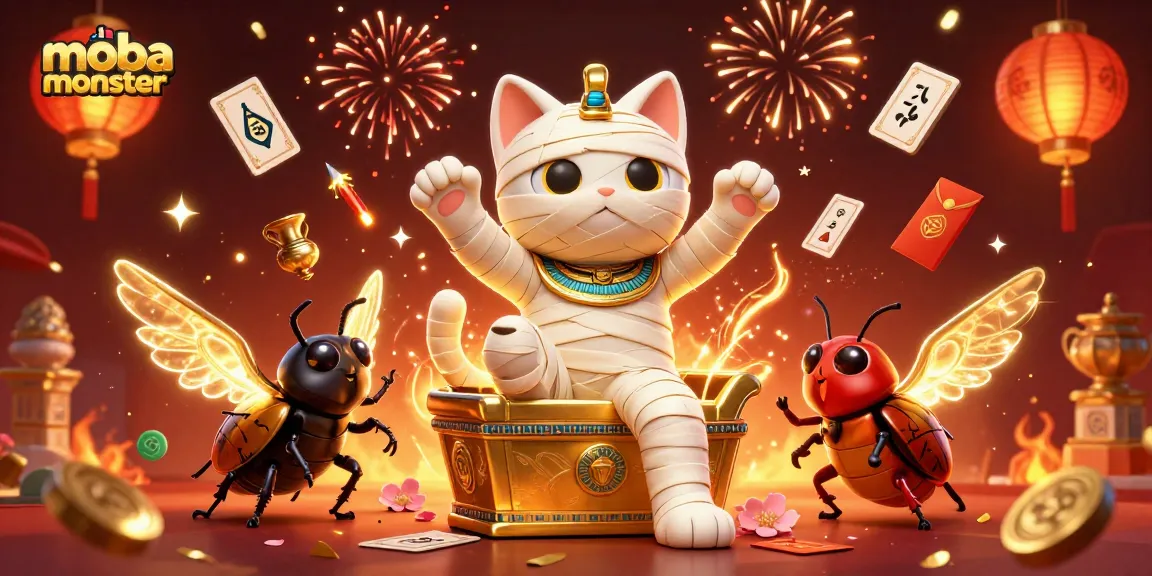 Experience thrilling action at mobamonster with Egyptian-themed gaming in a dazzling pyramid casino setting.