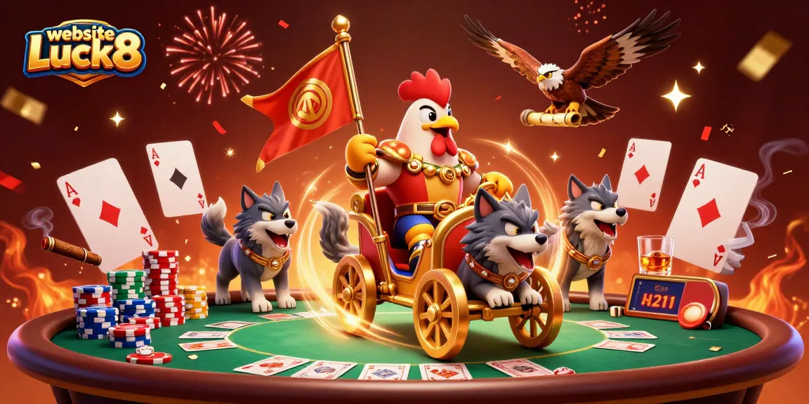 Engage with thrilling gameplay on the website Luck8, where vibrant 3D characters and casino elements collide.