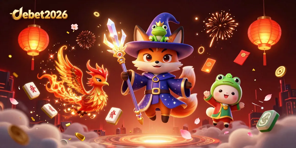 Experience the thrill of debet2026 with a vibrant 3D casino scene featuring mystical elements.
