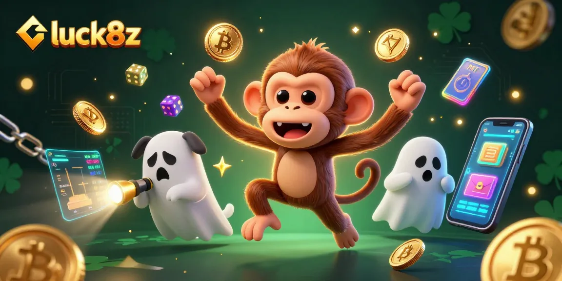 Engage with luck8z as the playful monkey juggles golden coins in a vibrant 3D casino.